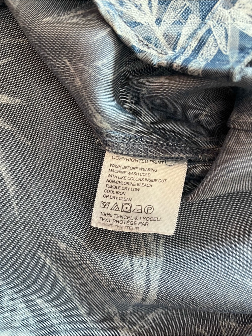Tommy Bahama Tropical Palm Print Shirt S - Picture 6 of 8